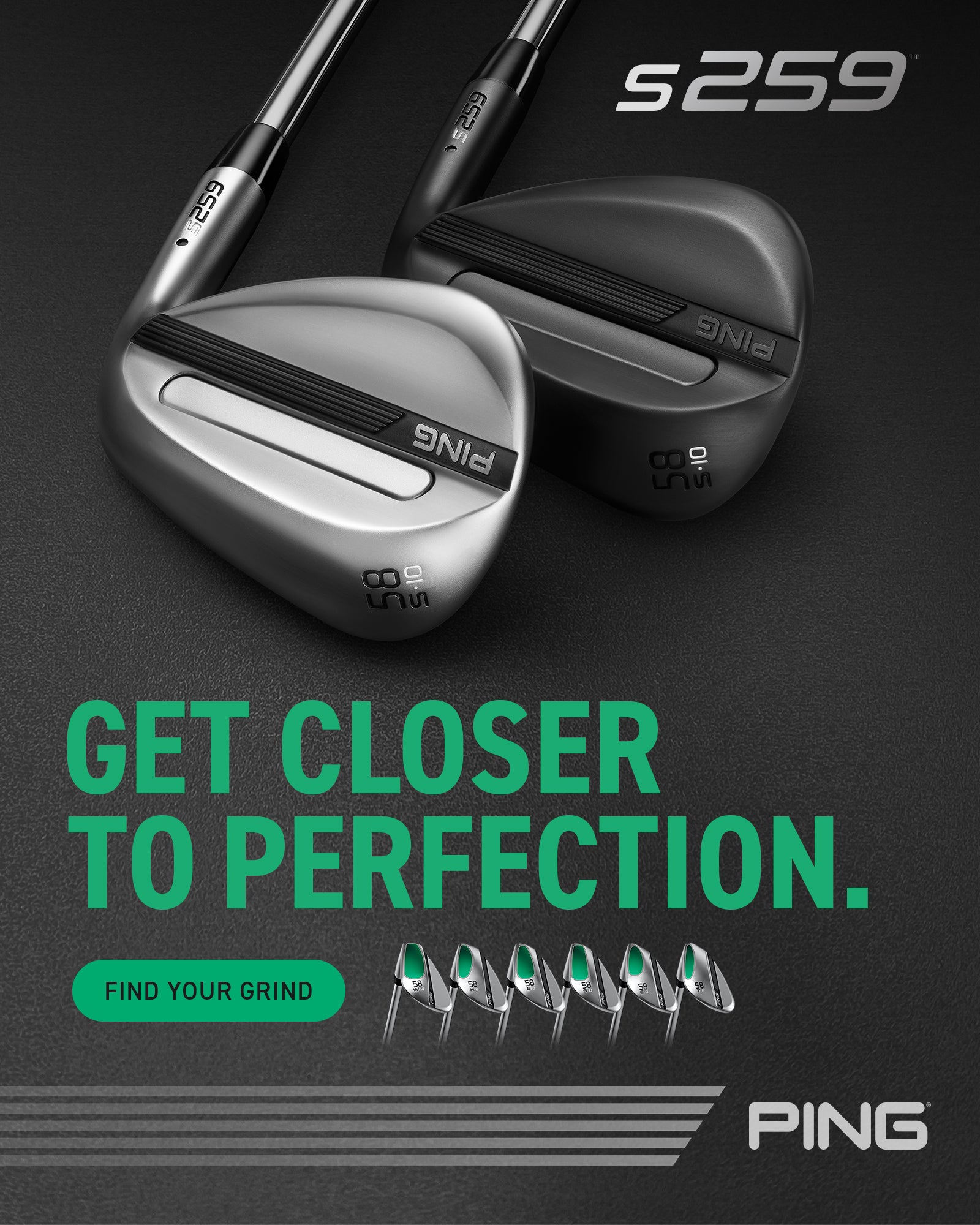 PING s259 Wedge Midnight (Grahpite Shaft)