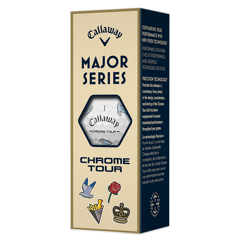 36 Callway Major Series Chrome Tour golf balls