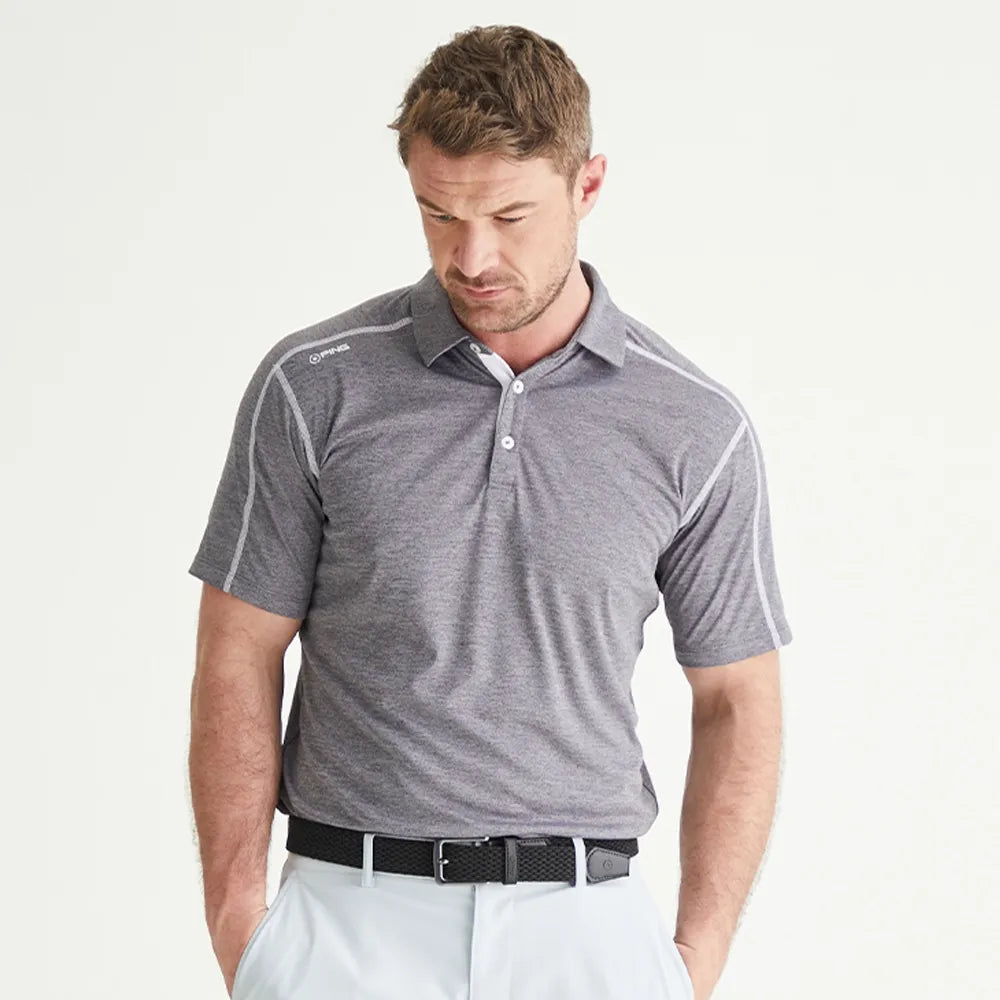 PING Fynn Men's Heathered Polo Shirt