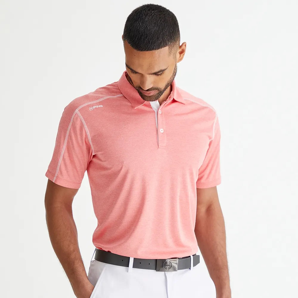 PING Fynn Men's Heathered Polo Shirt