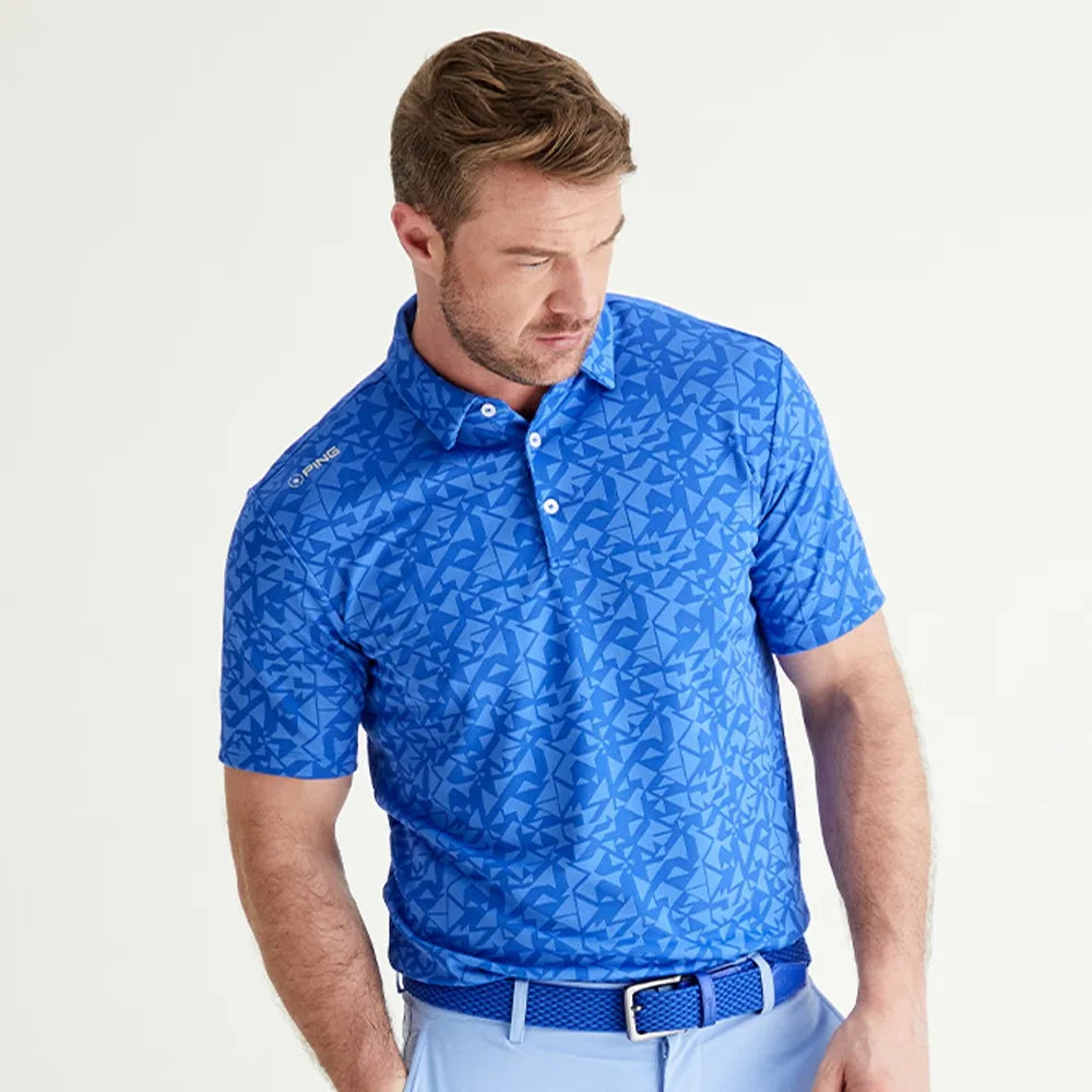 PING Geo Camo Men's Polo Shirt