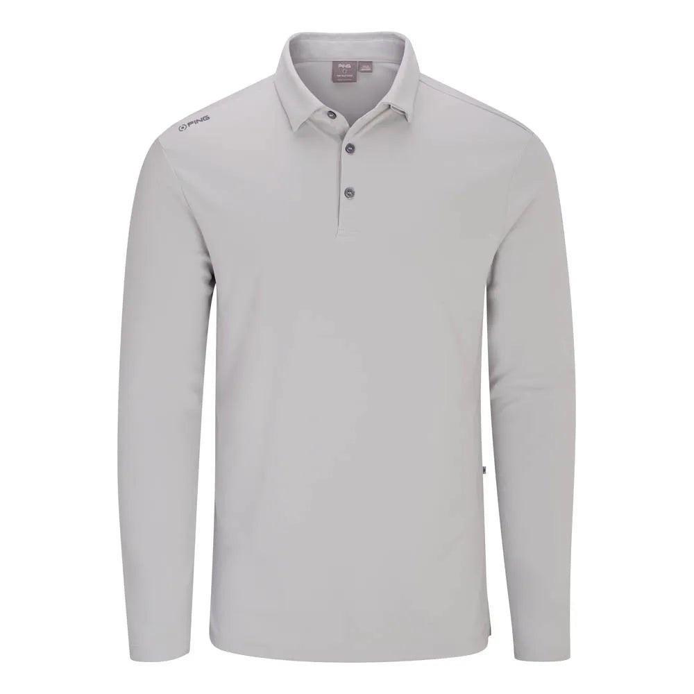 PING Lockwood Men's Long Sleeve Polo Shirt