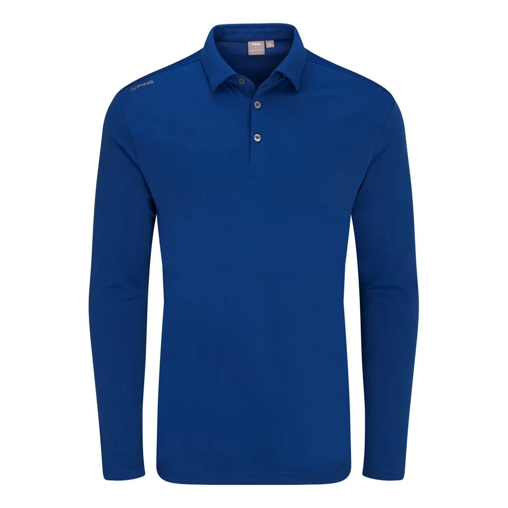 PING Lockwood Men's Long Sleeve Polo Shirt