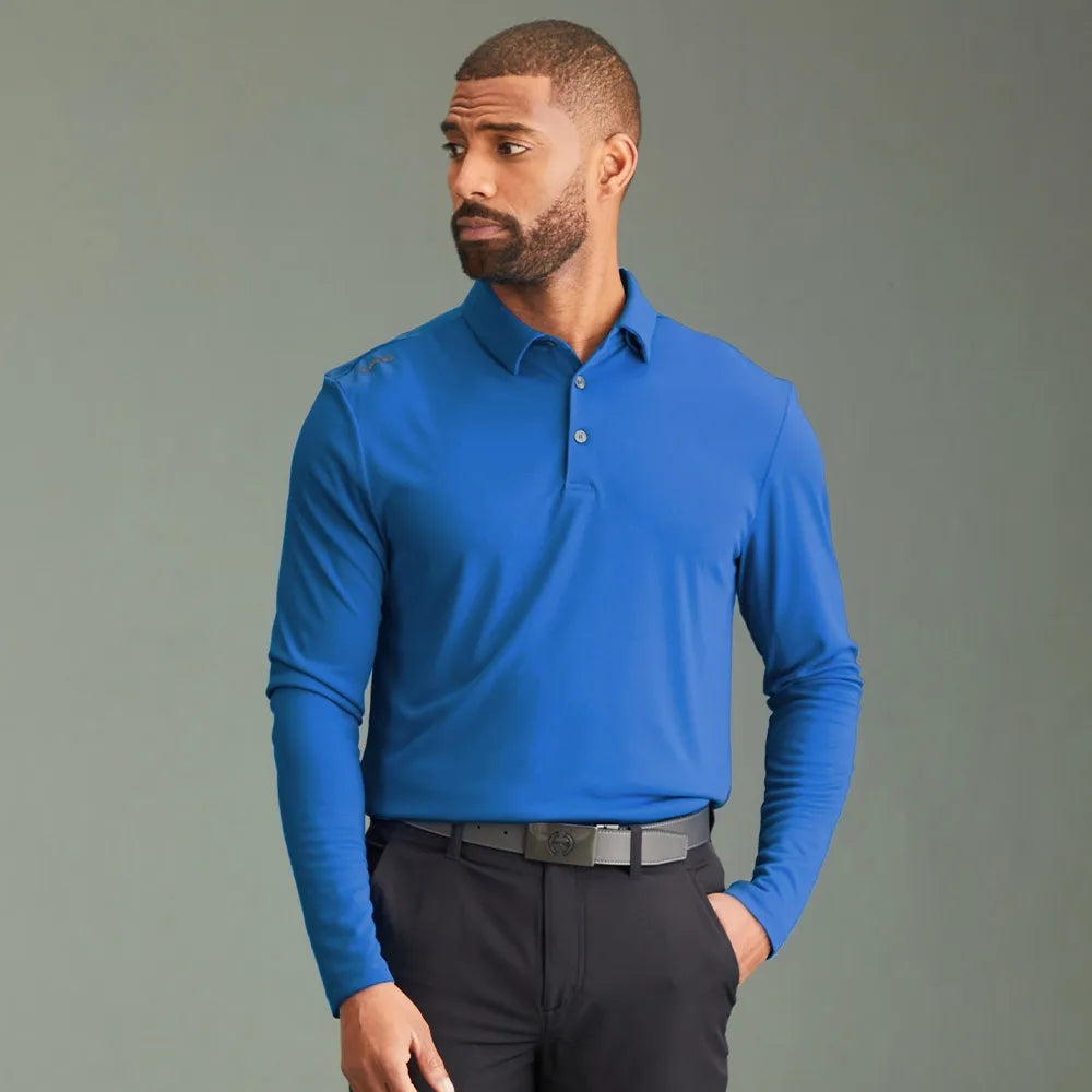 PING Lockwood Men's Long Sleeve Polo Shirt