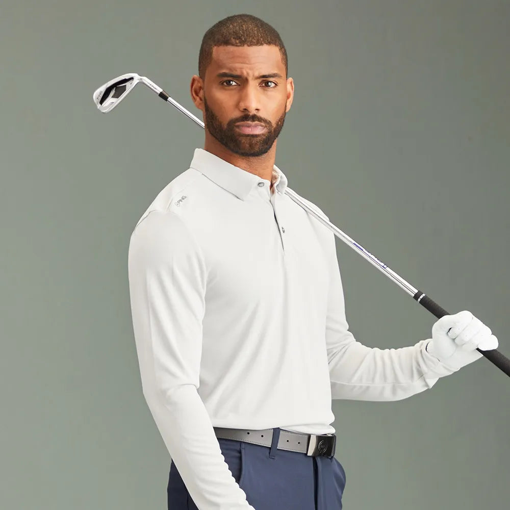 PING Lockwood Men's Long Sleeve Polo Shirt