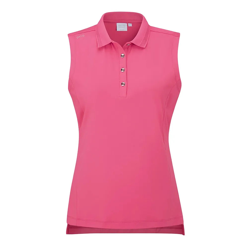 PING Solene Ladies Sleeveless Polo Shirt