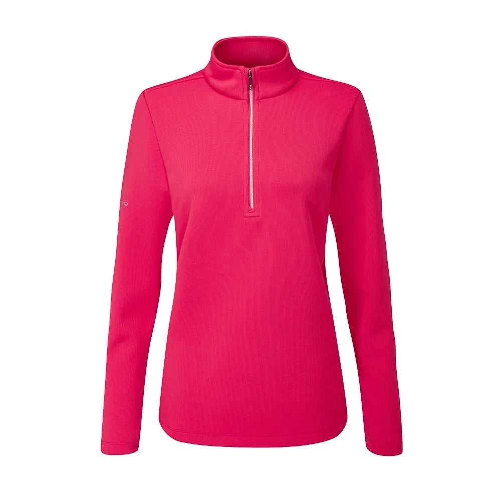 PING Lyla Ladies Half Zip Ribbed Fleece