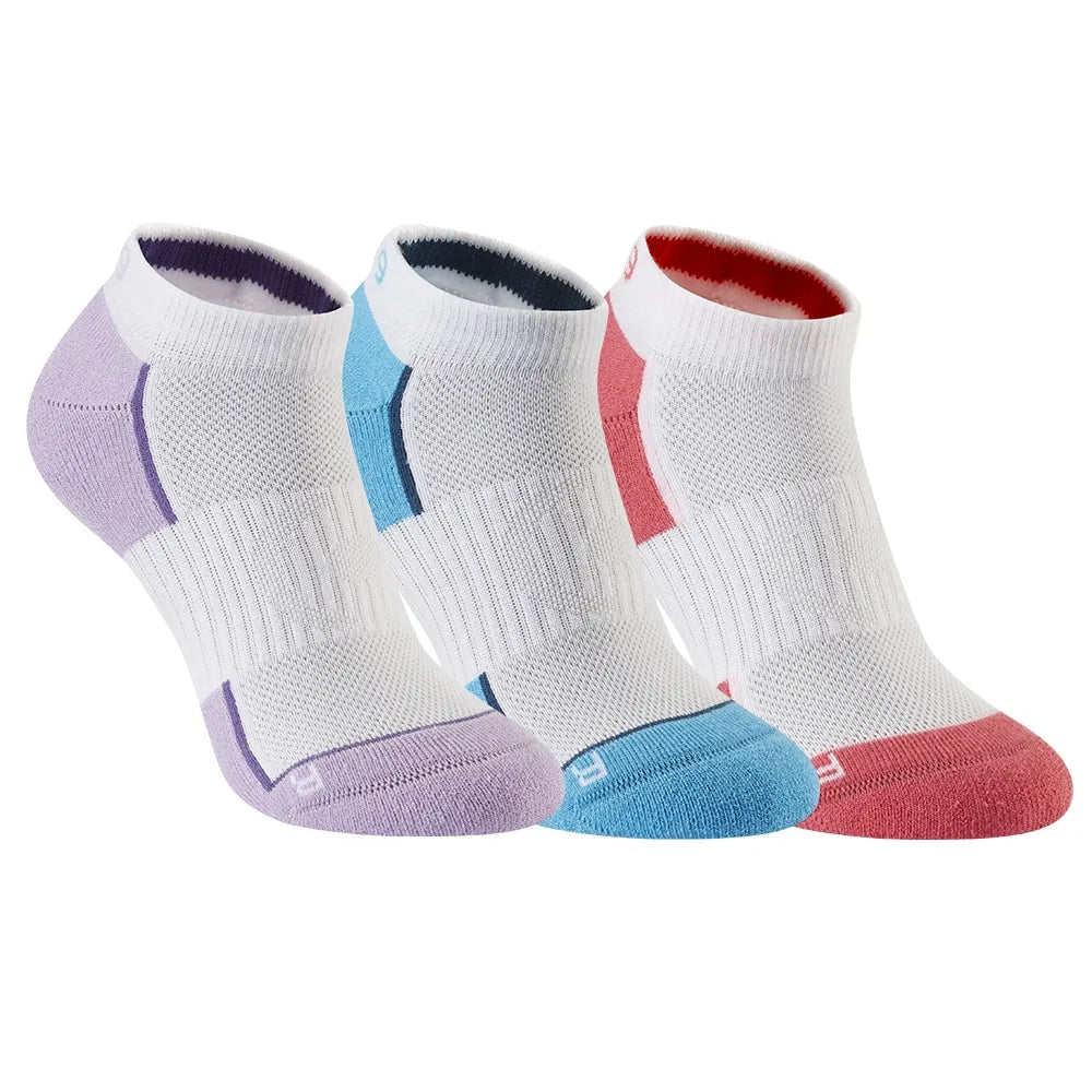 PING Ladies SensorCool® Golf Socks (3 pair pack) - White Multi