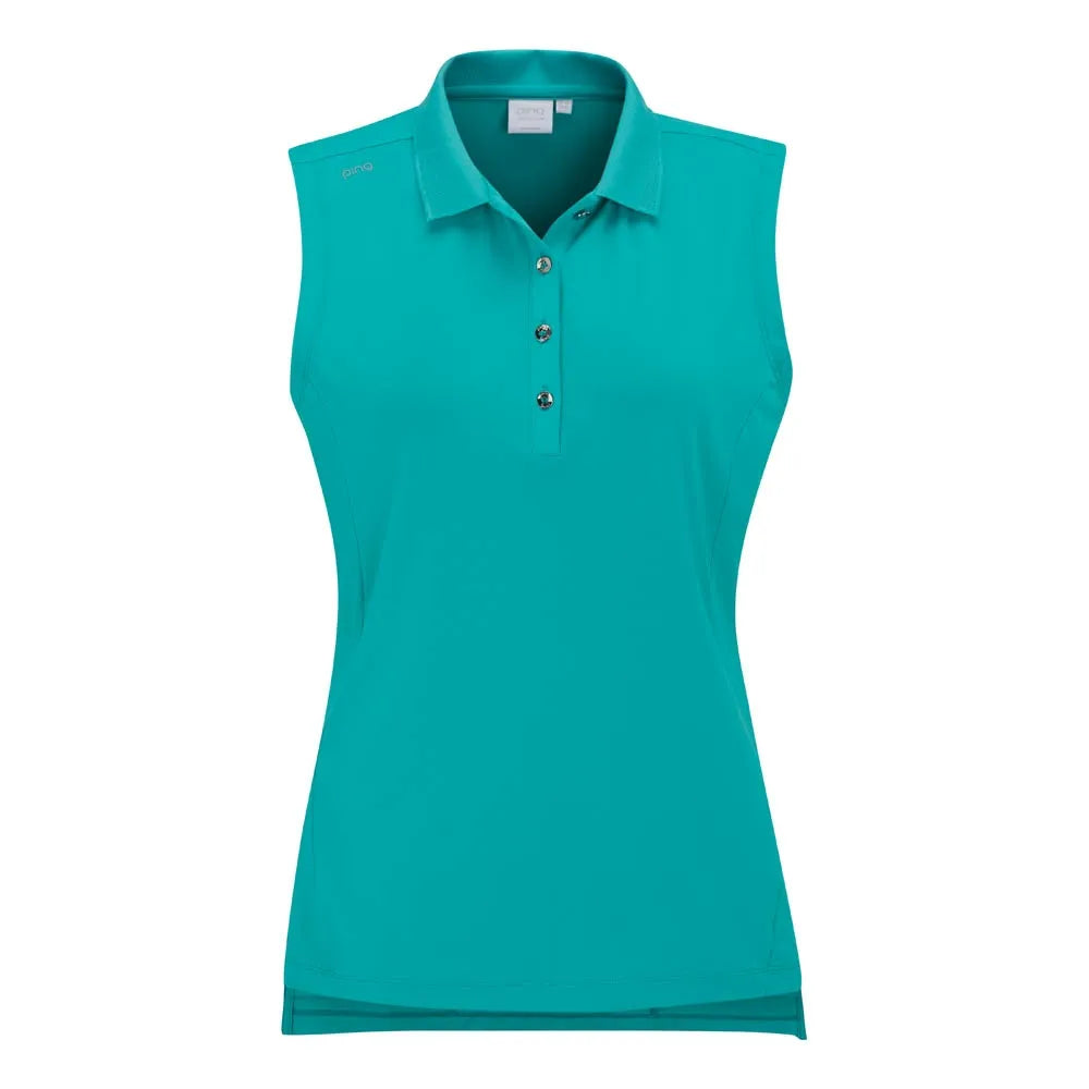 PING Solene Ladies Sleeveless Polo Shirt