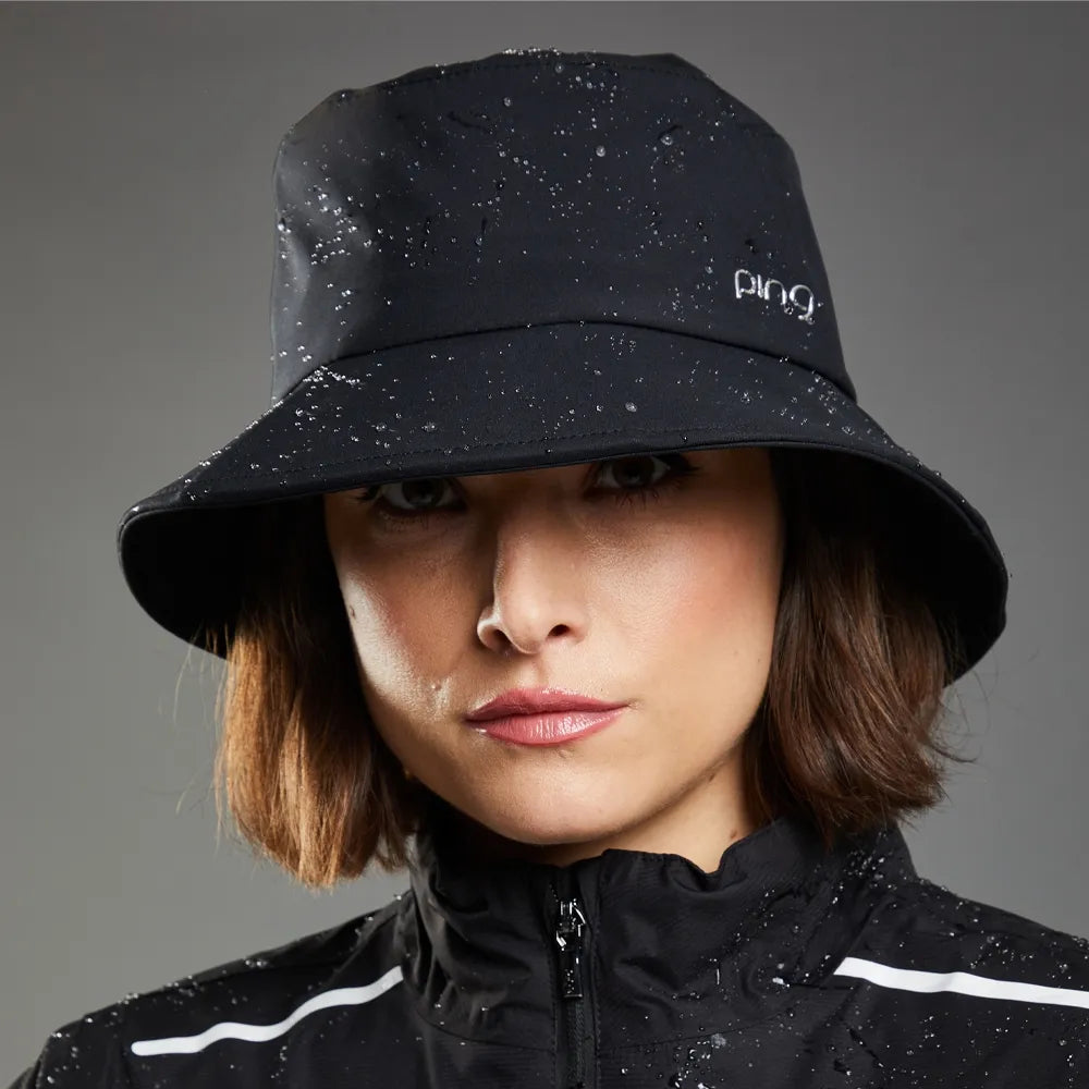 PING Ladies SensorDry® Waterproof Bucket Hat - Black